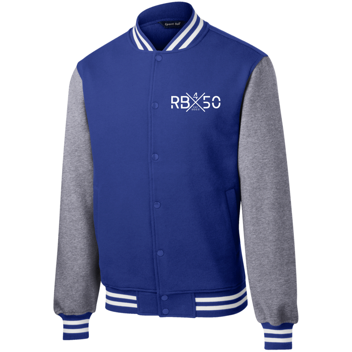 RB450 Fleece Letterman Jacket