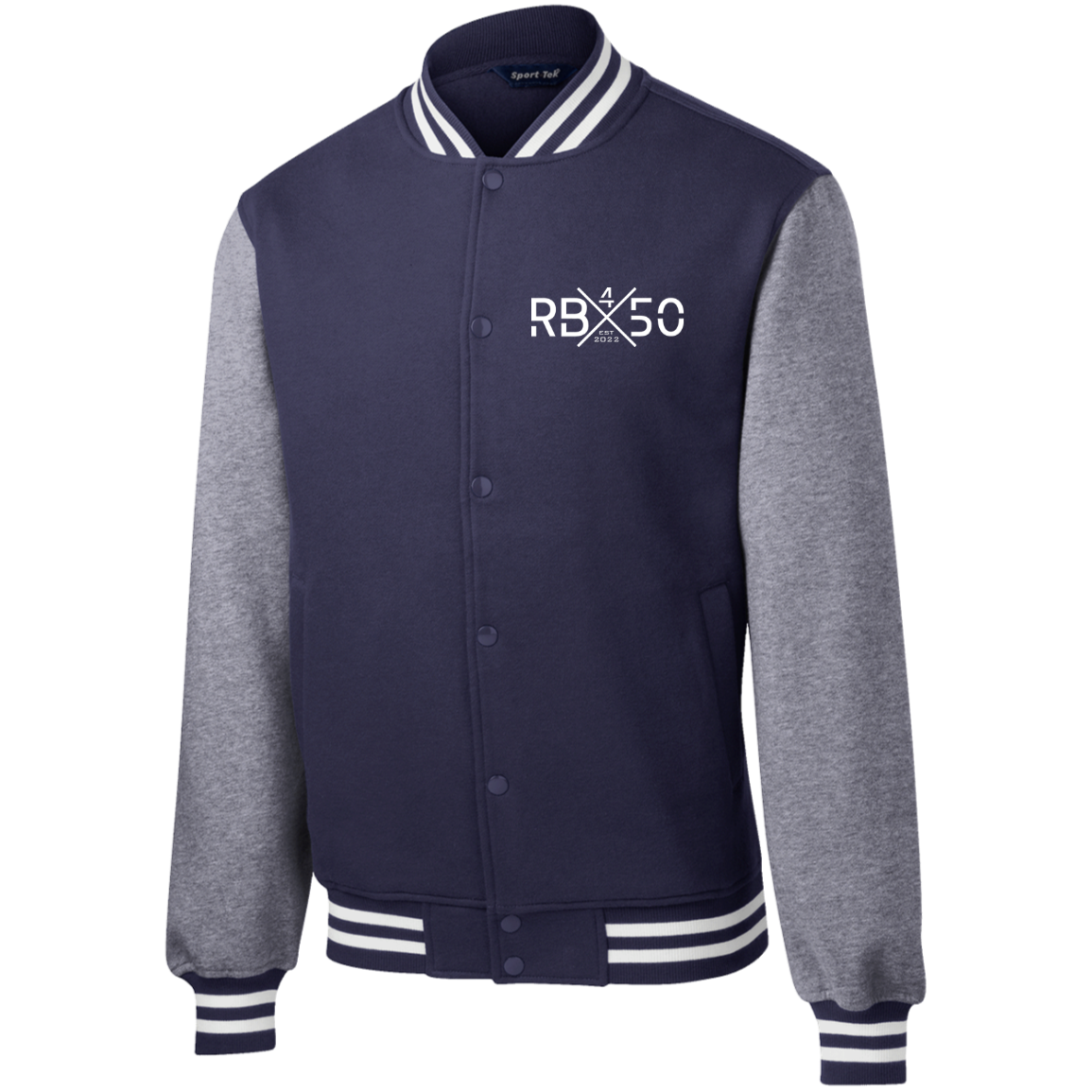RB450 Fleece Letterman Jacket