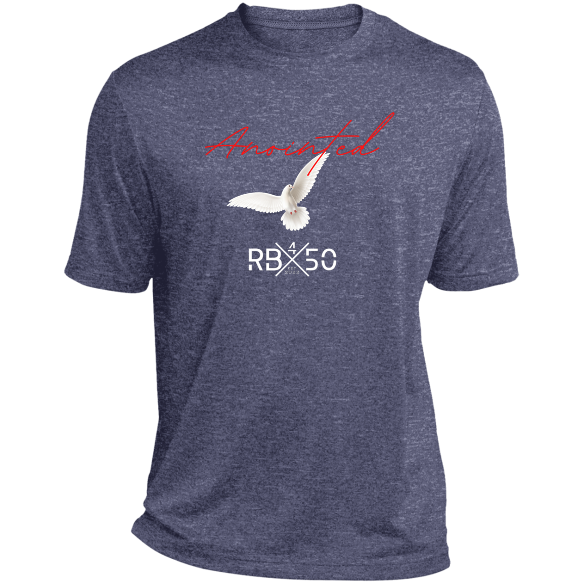 RB450 ANTD Heather Performance Tee