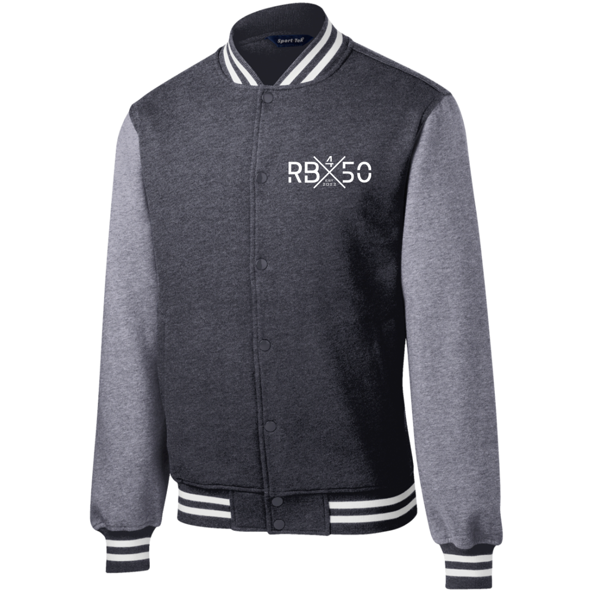 RB450 Fleece Letterman Jacket