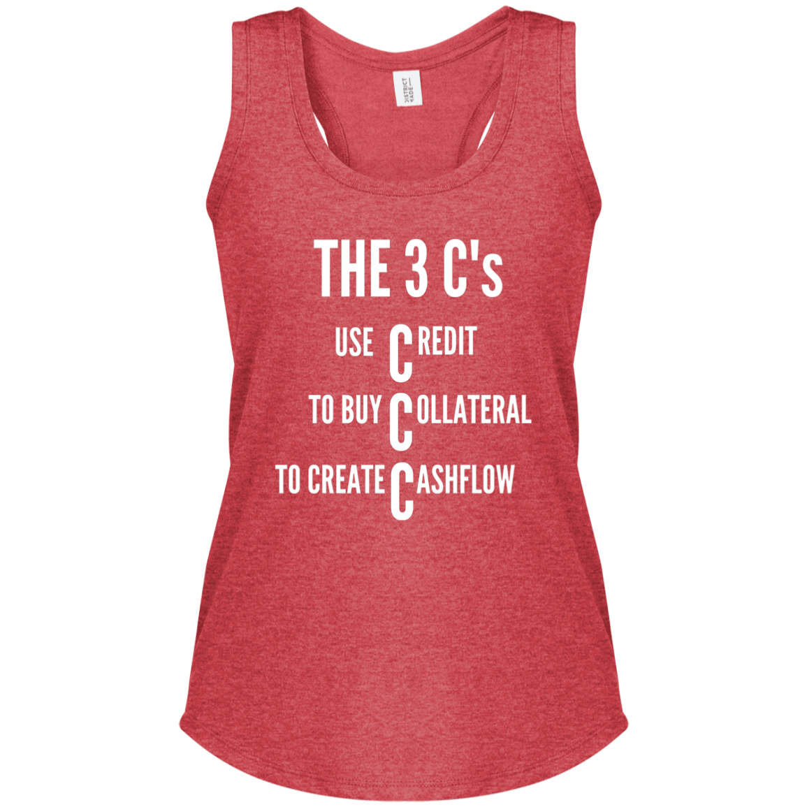 RB450 3C's Women's Perfect Tri Racerback Tank