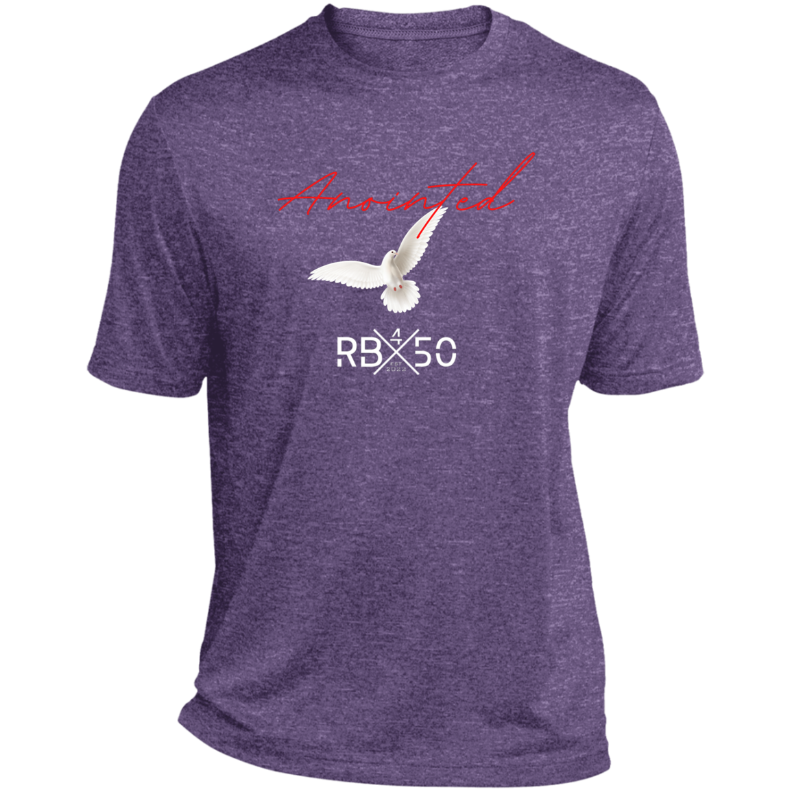 RB450 ANTD Heather Performance Tee