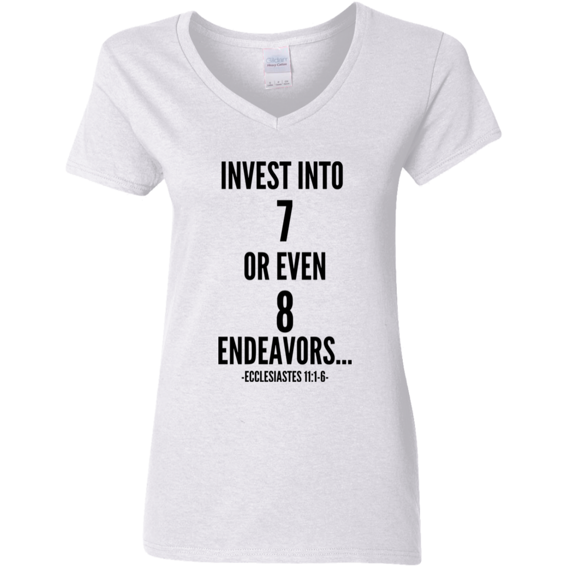 RB450 Ladies' INVEST 5.3 oz. V-Neck T-Shirt