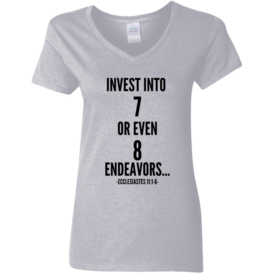 RB450 Ladies' INVEST 5.3 oz. V-Neck T-Shirt