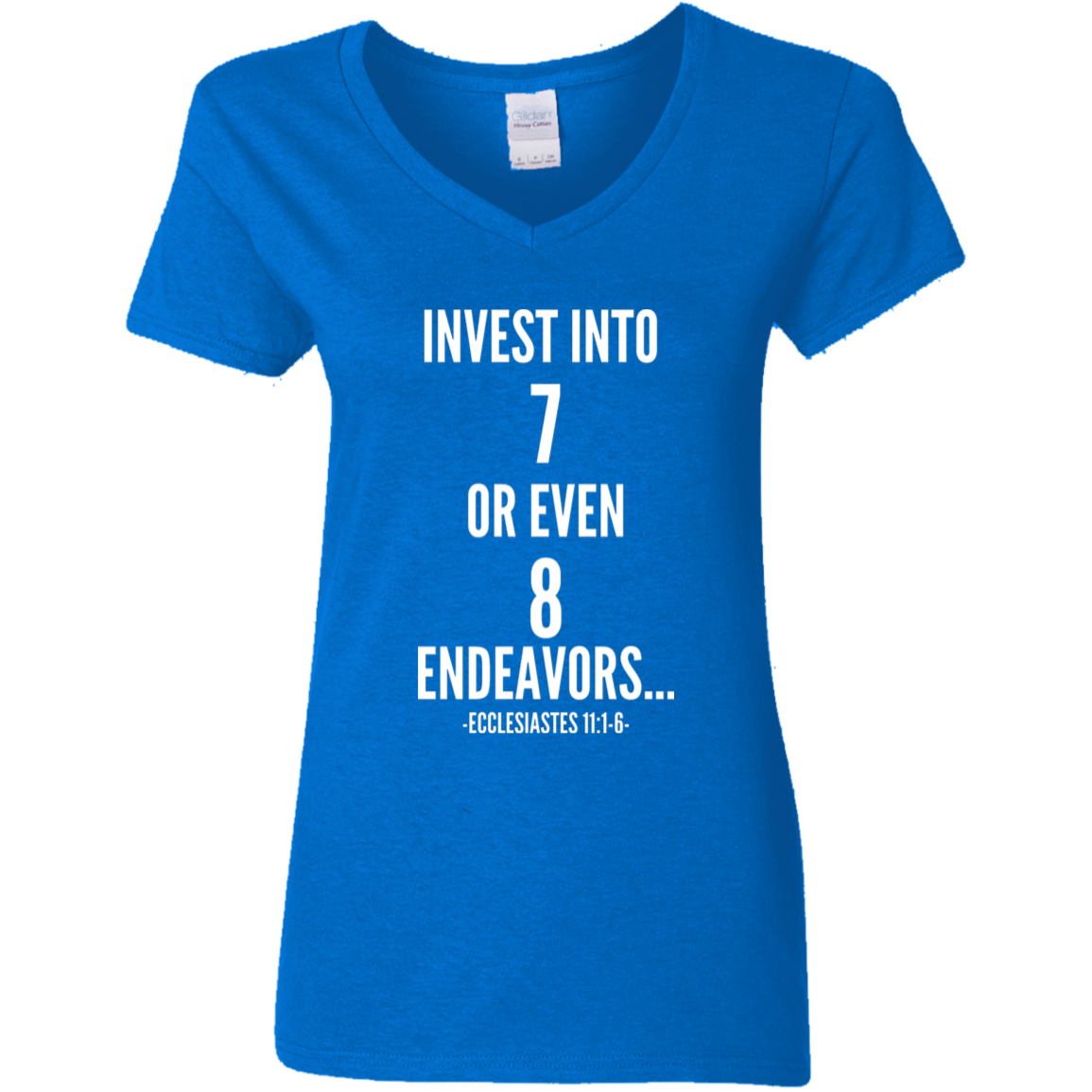 RB450 Ladies' INVEST 5.3 oz. V-Neck T-Shirt