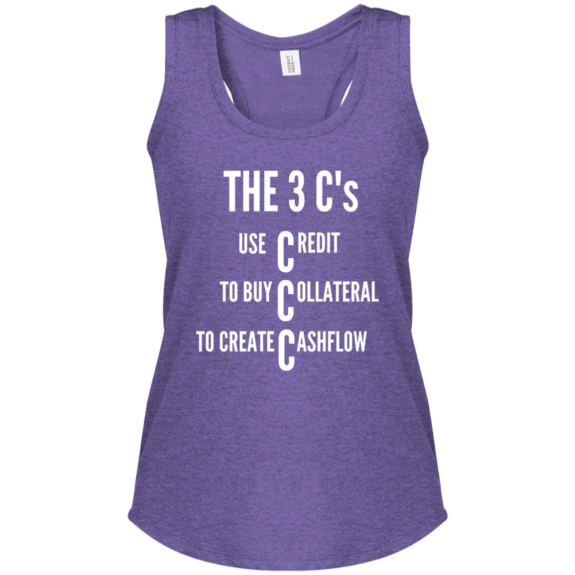 RB450 3C's Women's Perfect Tri Racerback Tank