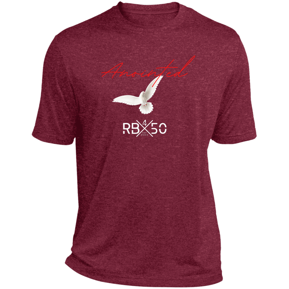 RB450 ANTD Heather Performance Tee