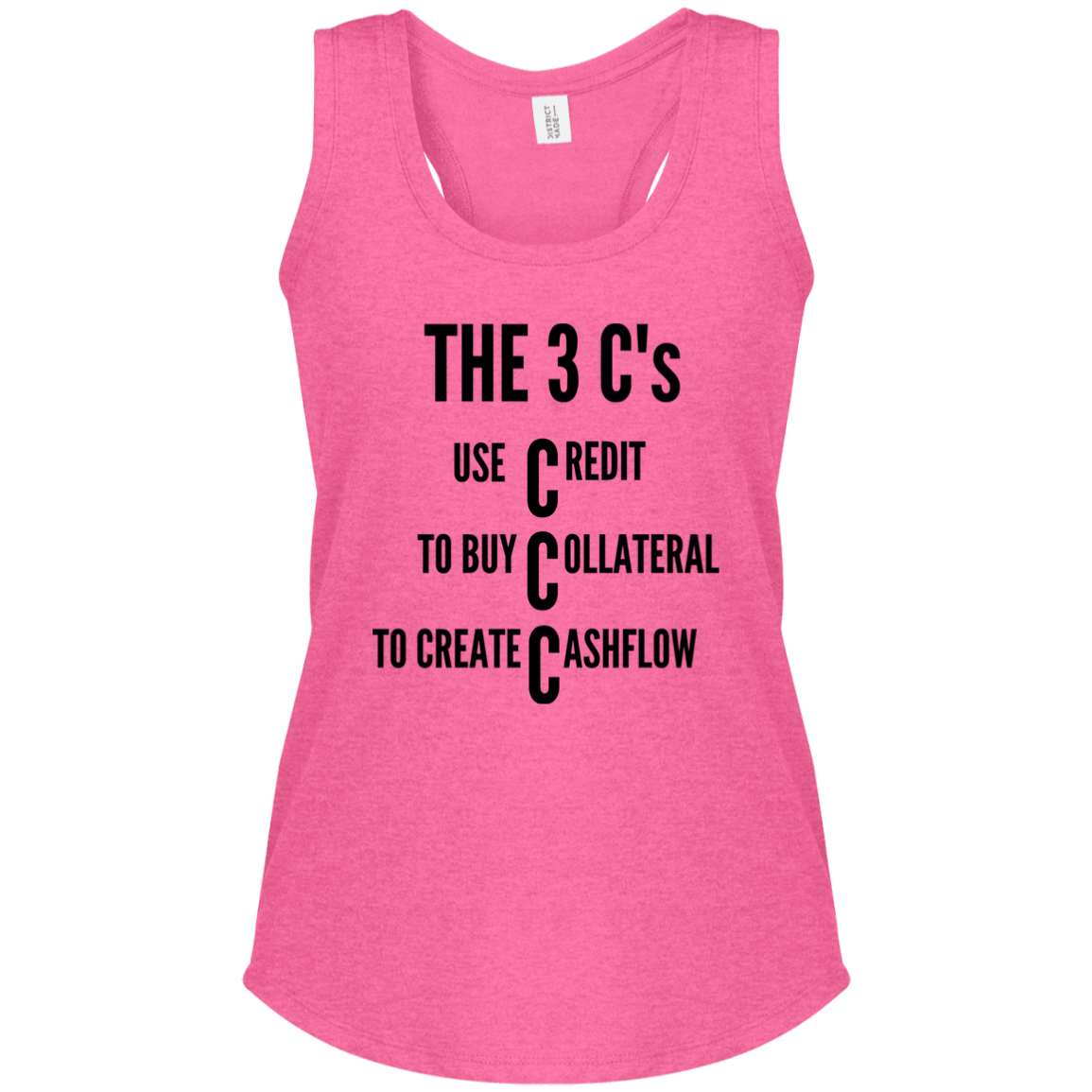 RB450 3C's Women's Perfect Tri Racerback Tank