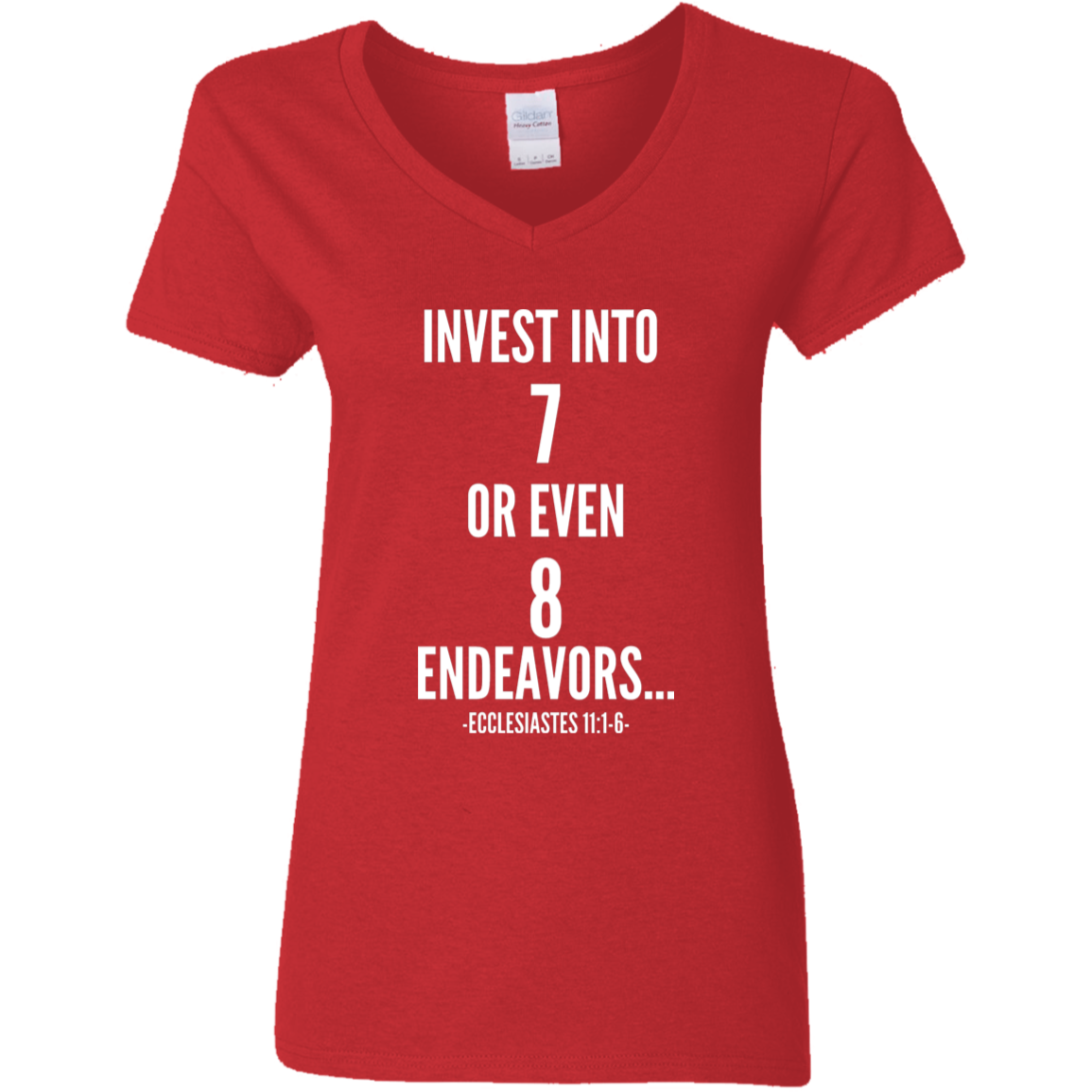 RB450 Ladies' INVEST 5.3 oz. V-Neck T-Shirt