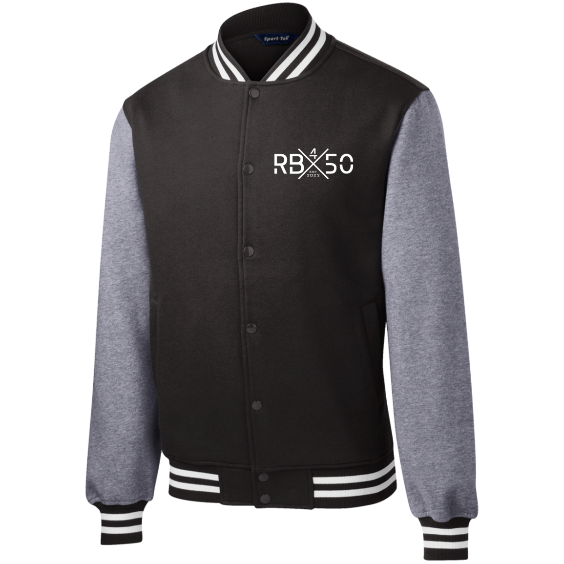 RB450 Fleece Letterman Jacket