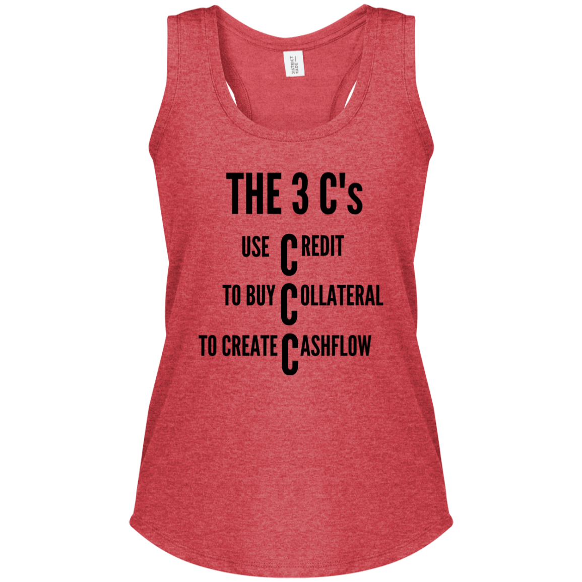 RB450 3C's Women's Perfect Tri Racerback Tank