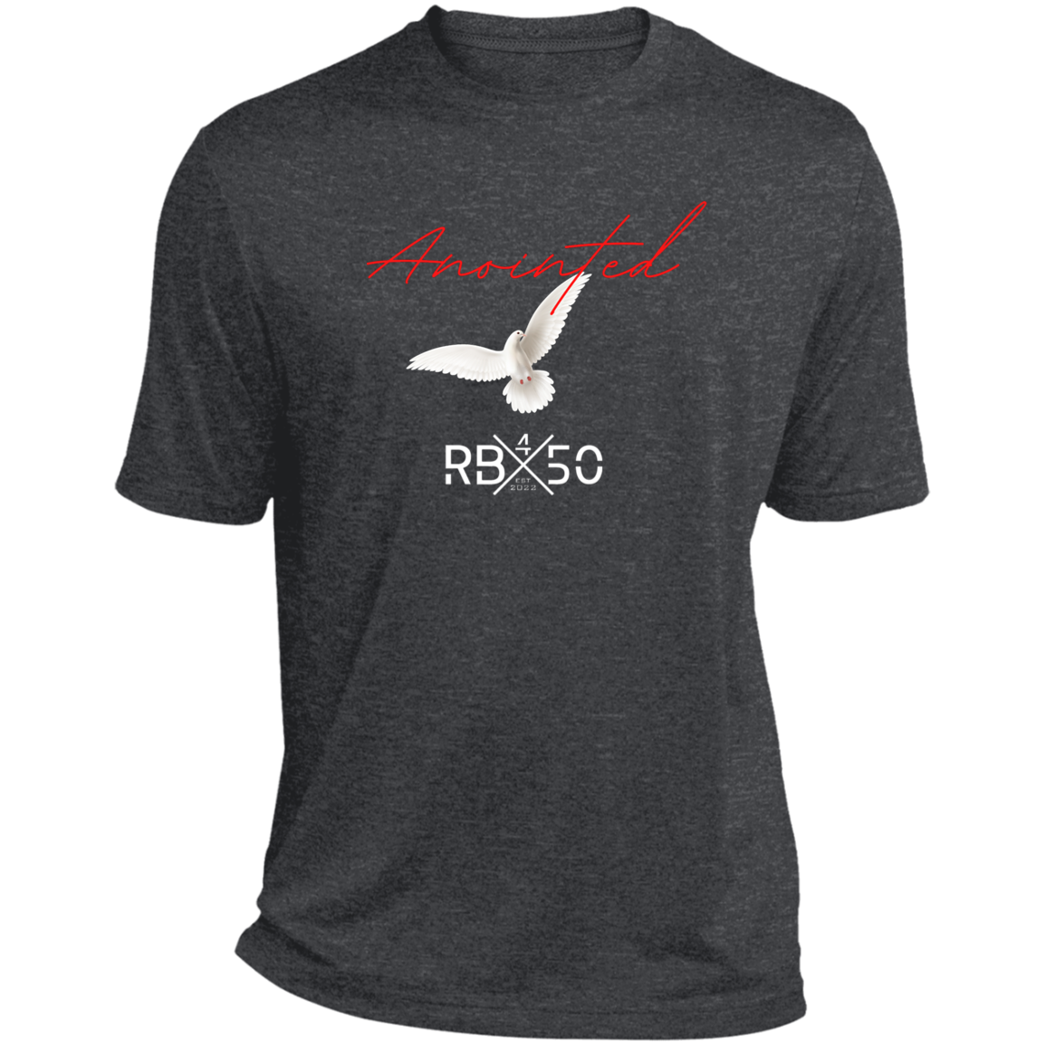 RB450 ANTD Heather Performance Tee