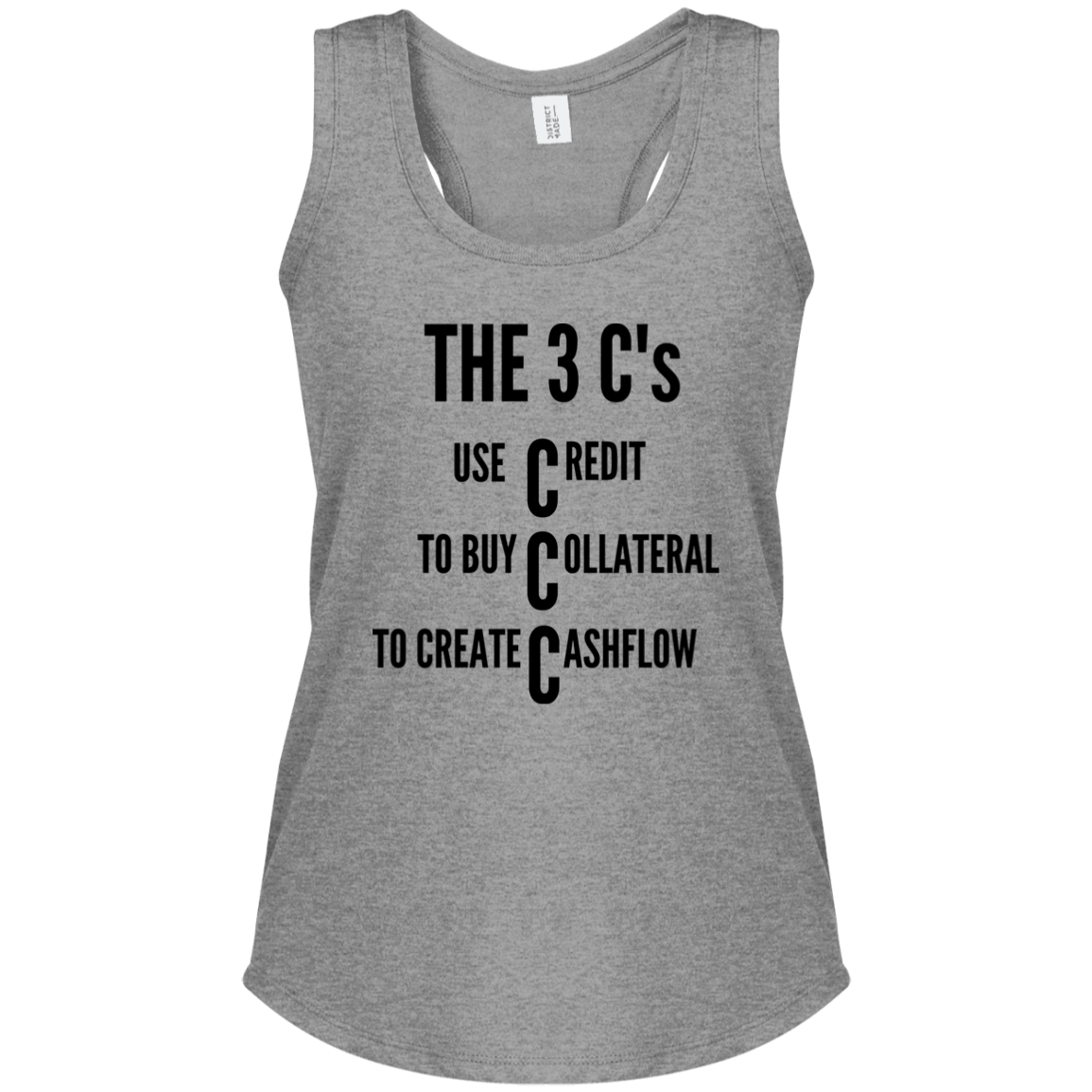 RB450 3C's Women's Perfect Tri Racerback Tank