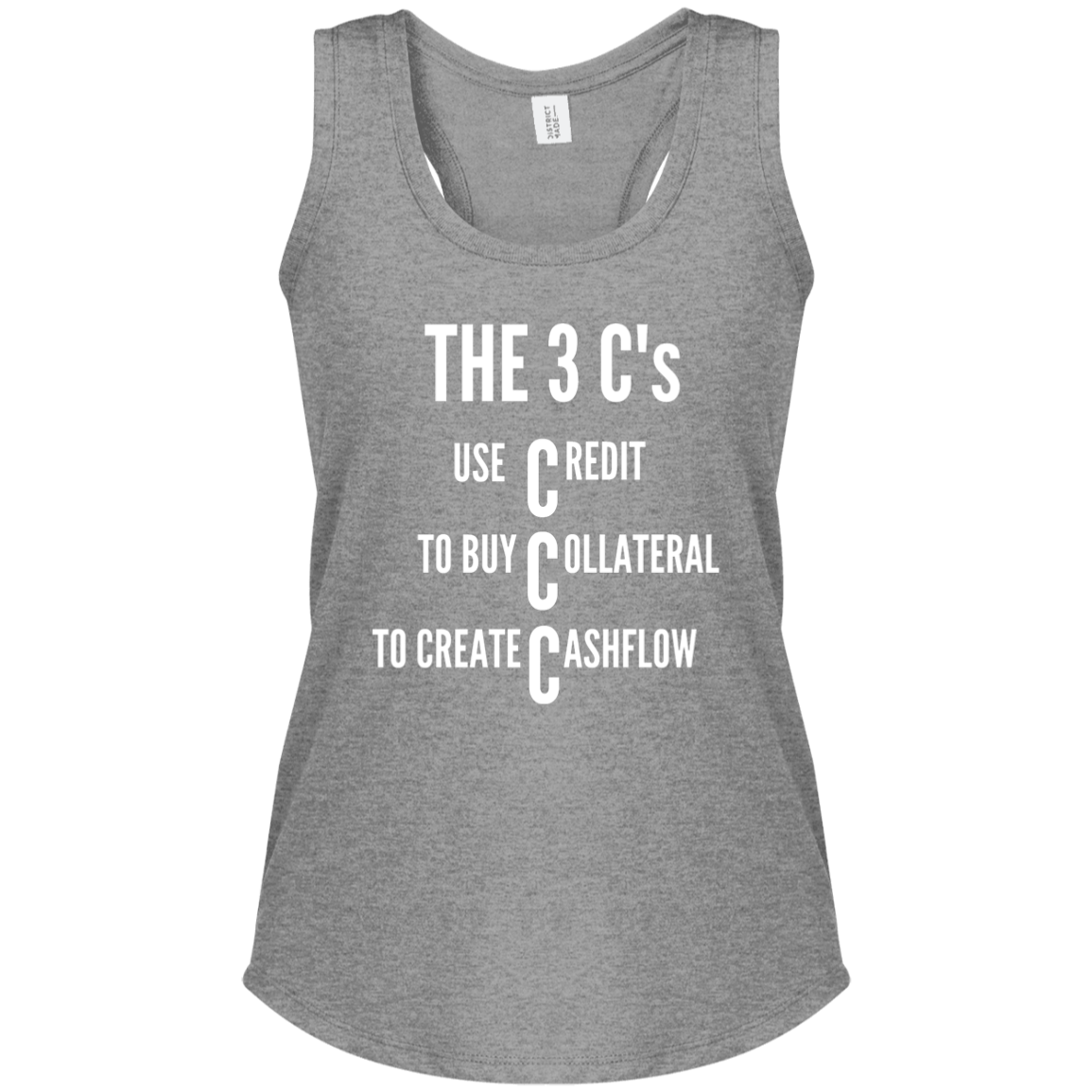 RB450 3C's Women's Perfect Tri Racerback Tank
