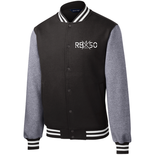 RB450 Fleece Letterman Jacket